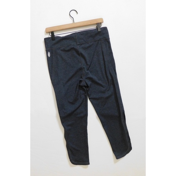 FREE PEOPLE Movement Infinity Leggings Cropped Charcoal Heather Gray X-Large - Picture 7 of 15